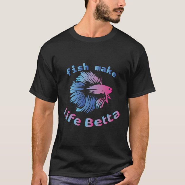 Camiseta Peixe Torna A Vida Betta 695 (Frente)