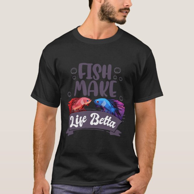 Camiseta Peixe Torna Vida Betta Betta Peixe (Frente)