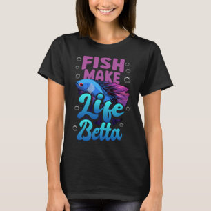Camiseta Peixe Torna Vida Betta Blue Betta