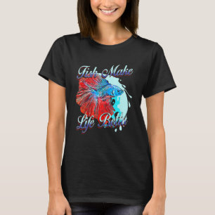Camiseta Peixe Torna Vida Betta Esplendens Aquarium Fish