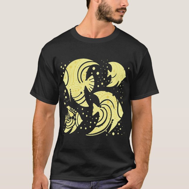 Camiseta Peixe Tropical Amarelo (Frente)