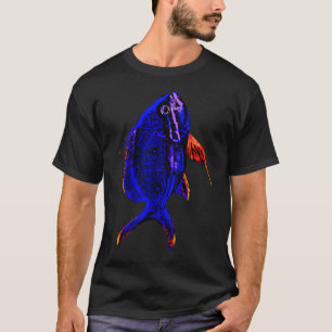 Camiseta Peixe Tropical Azul