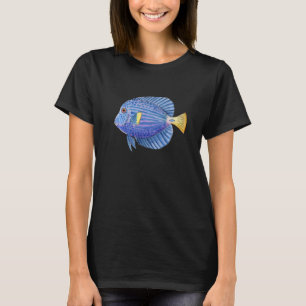 Camiseta Peixe Tropical bonito Tang Aquário Aquário De Anim