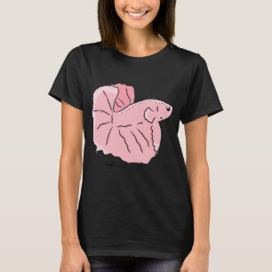 Camiseta Peixe tropical pêssego
