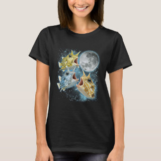 Camiseta Peixe-Vaca Amante Galáxia Lua Três Peixe-Vaca Ocea