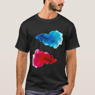 Camiseta Peixe Vermelho, Peixe Azul
