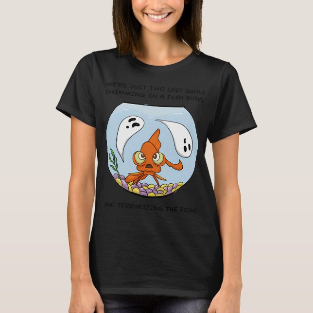 Camiseta Peixe Você Estava Aqui (Frente)