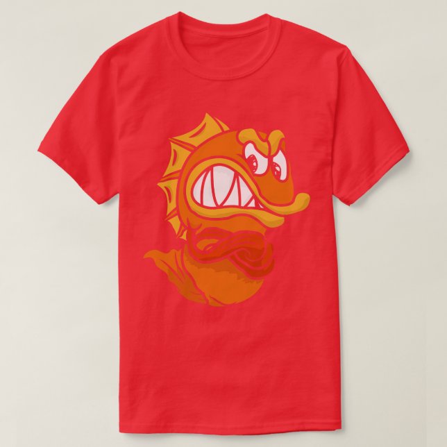 Camiseta Peixe Zangado 1 (Frente do Design)