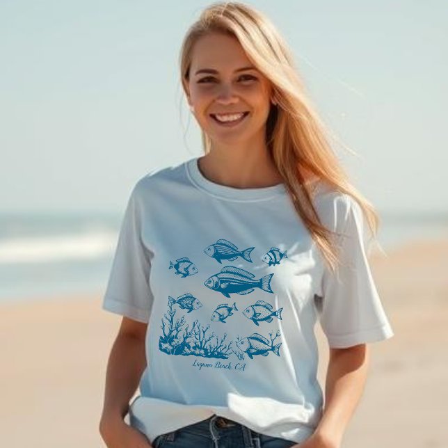 Camiseta Peixes (Fishes Fisherman Style Collection Summer Beach )