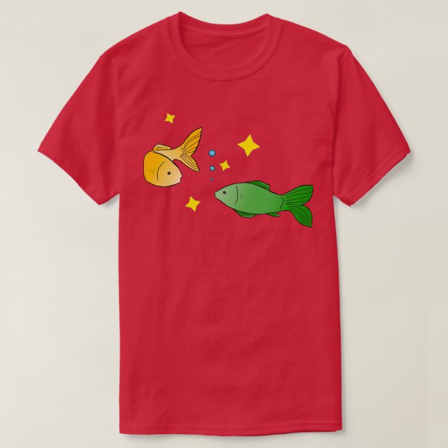 Camiseta peixes (Frente do Design)