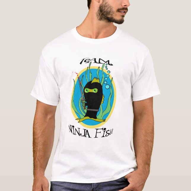 Camiseta peixes 5 do ninja (Frente)
