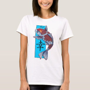 Camiseta Peixes afortunados de Kohaku Koi