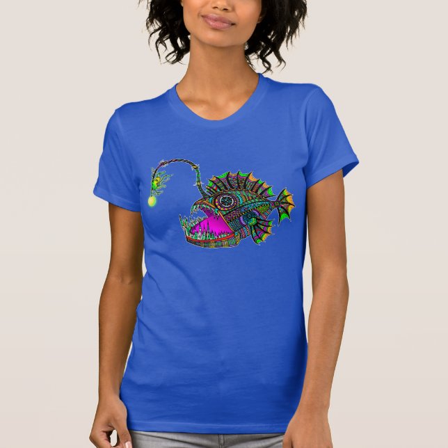 Camiseta Peixes-Anglas Elétricos Tee (Frente)