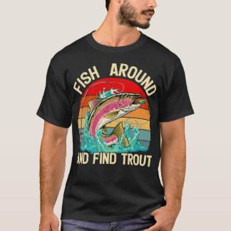Camiseta Peixes Antigos Por Perto E Encontre Truta Engraçad