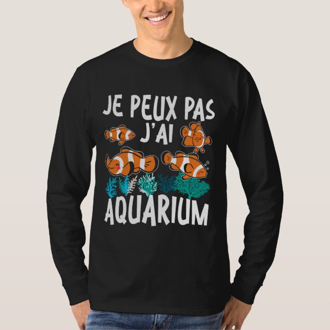 Camiseta Peixes Aquarísticos Não Há Tempo Em Que Estou No A (Frente)