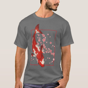 Camiseta Peixes Asiáticos Koi Chersom Sakura Nishikigoi Ko