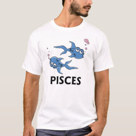 Camiseta Peixes Azuis de Cartoon