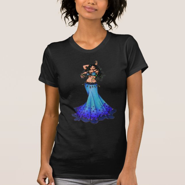 Camiseta Peixes Belly Dancer Art (Frente)