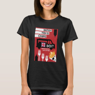 Camiseta Peixes Clássicos Britânicos E Camiseiros