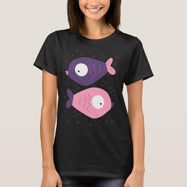 Camiseta Peixes coloridos (Frente)