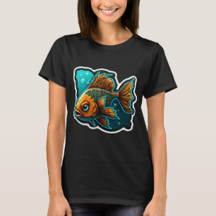 Camiseta Peixes Coloridos Temperamentais