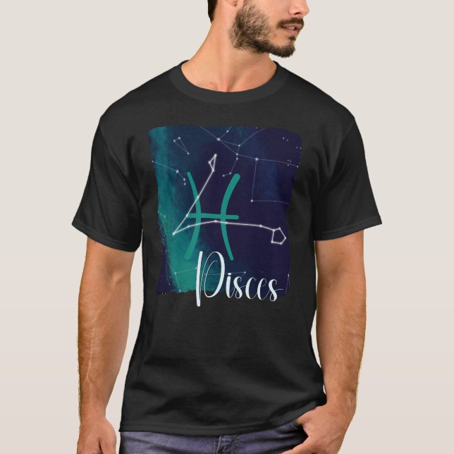 Camiseta Peixes Constelação Zodiac (Frente)