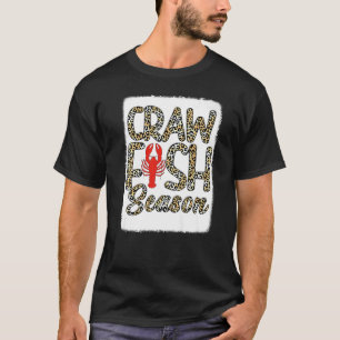 Camiseta Peixes Cruzados Branqueados Estação Leopardo Crawf