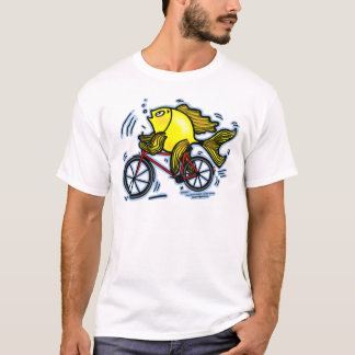 Camiseta Peixes da bicicleta (bicicleta)