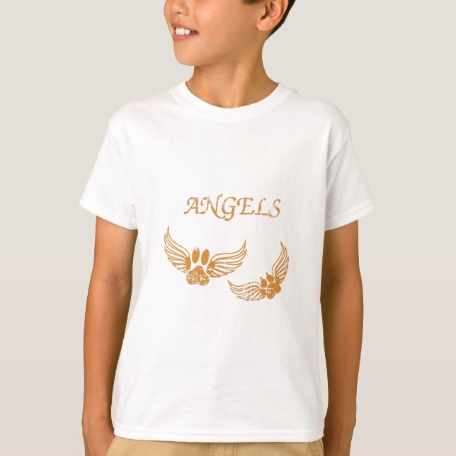 Camiseta Peixes de Animais de Companhia Anjo Distantes (Frente)