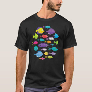 Camiseta Peixes de Aquário Aquarismo Aquarista Aquários Gra