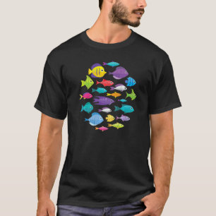 Camiseta Peixes de Aquário Aquarismo Aquarista Aquários Grá