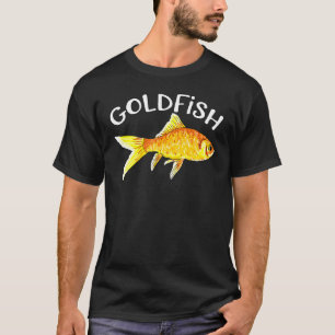 Camiseta Peixes de Aquário de Água Doce Peixinho Dourado Mã
