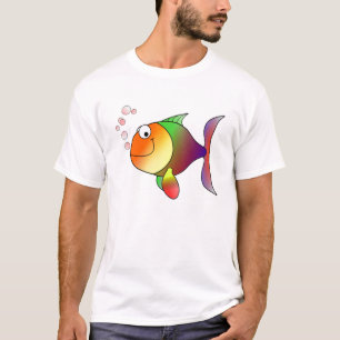 Camiseta Peixes de arco-íris