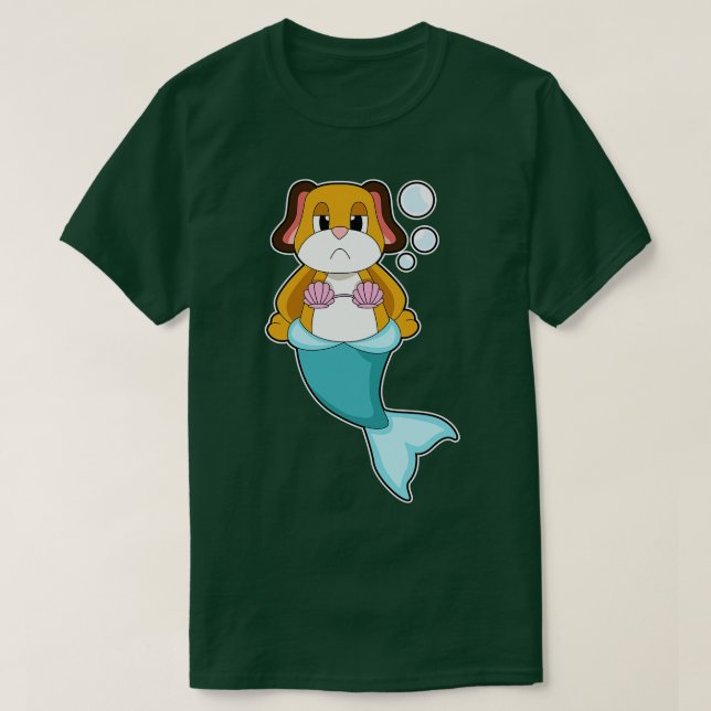 Camiseta Peixes de cães (Frente do Design)