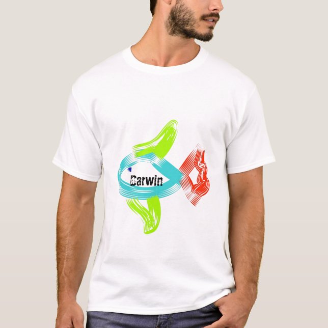 Camiseta Peixes de Darwin (Frente)