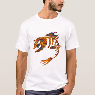Camiseta Peixes de esqueleto
