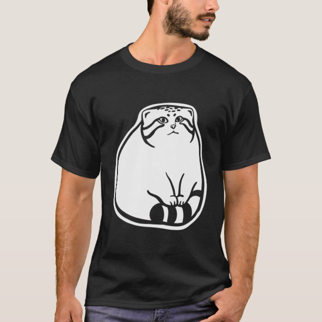 Camiseta Peixes De Gatos De Pallas Na Personalização De Um  (Frente)