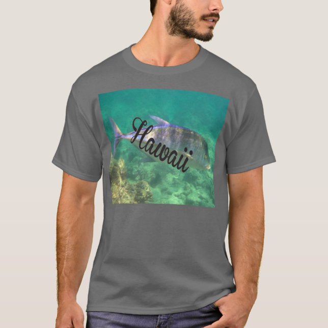 Camiseta Peixes de Havaí Ulua (Frente)