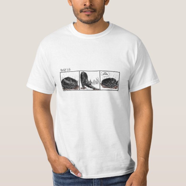 Camiseta Peixes de Marley: A vida suga (Frente)