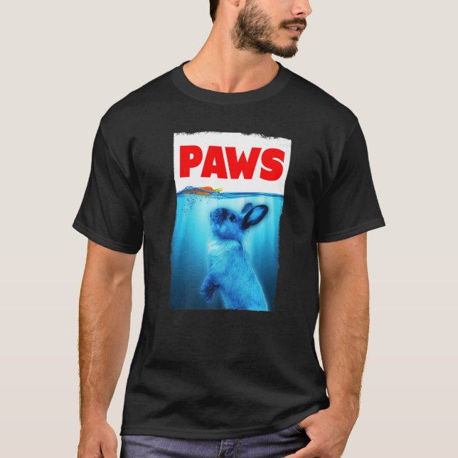 Camiseta Peixes De Pata Coelho E Cenoura Para Homens (Frente)