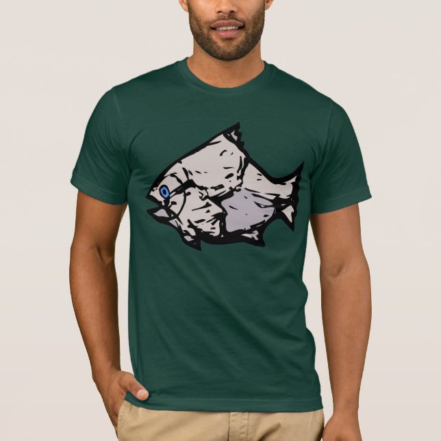 Camiseta Peixes de Rock (Frente)