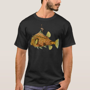 Camiseta Peixes de Steampunk