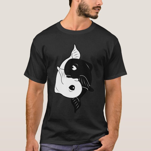 Camiseta Peixes de Yin-Yang (Frente)