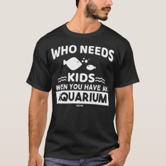 Camiseta Peixes do aquário do Aquarismo dizem: