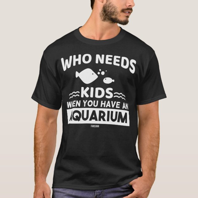 Camiseta Peixes do aquário do Aquarismo dizem: (Frente)