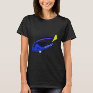 Camiseta Peixes do Aquário Marinho de Tang Azul Regal - Rec