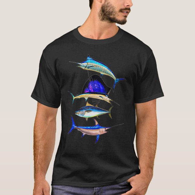 Camiseta Peixes do espadarte do mar (Frente)