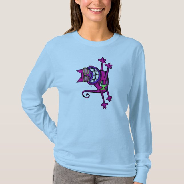 Camiseta Peixes do gato (Frente)