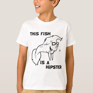 Camiseta Peixes do hipster