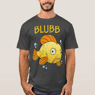 Camiseta Peixes-do-mar-dourado-do-mar-azul-aquário